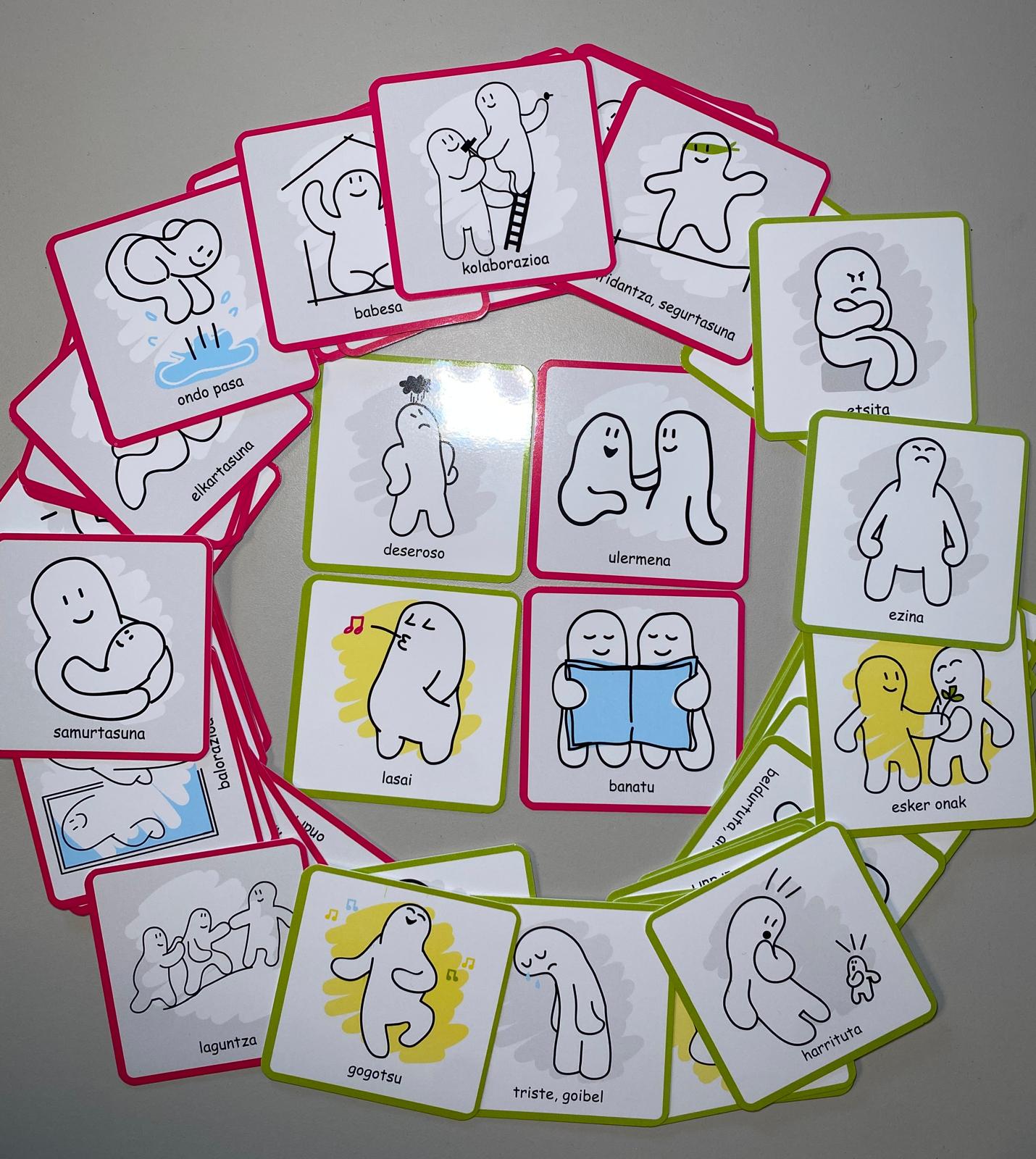 sentimendu eta beharren karta-sorta